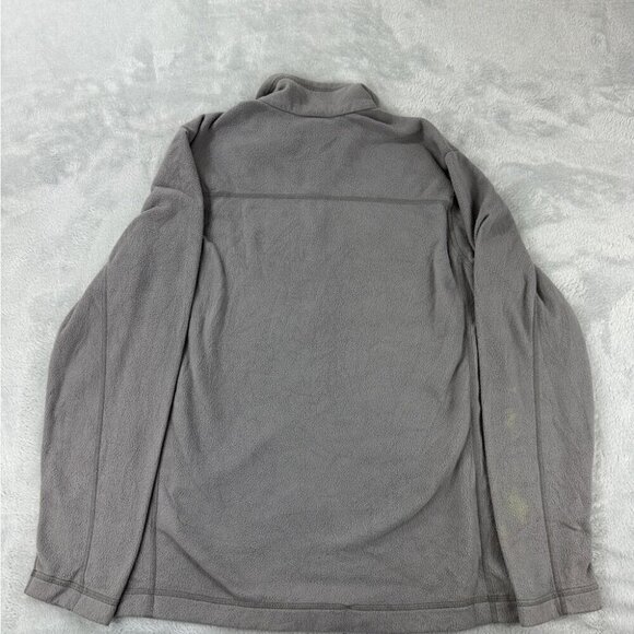 Patagonia Men's Micro D Fleece Pullover Grey Half Zip Sweater Size Medium - Picture 4 of 16